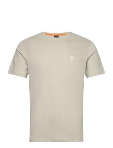 Tales Tops T-shirts Short-sleeved Cream BOSS