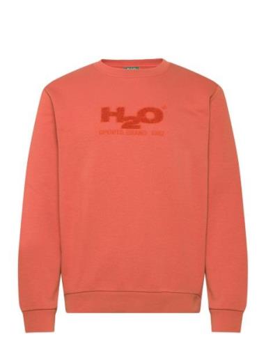 Logo Sweat O'neck Tops Sweat-shirts & Hoodies Sweat-shirts Red H2O