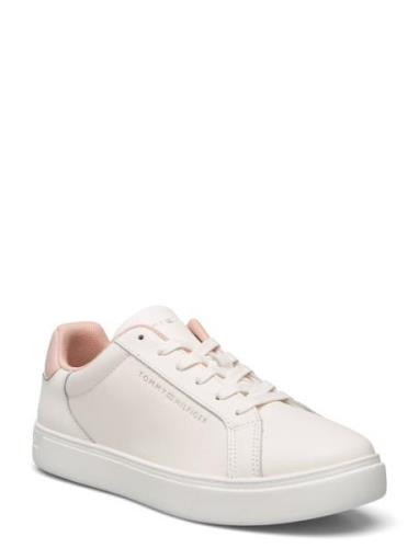 Essential Court Sneaker Lave Sneakers White Tommy Hilfiger