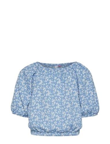 Vmhaya 2/4 Top Jrs Girl Tops T-shirts Short-sleeved Blue Vero Moda Gir...