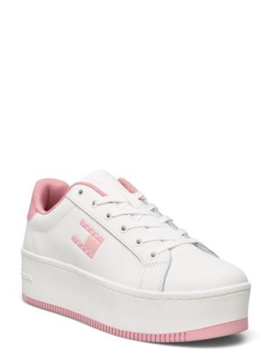 Tjw Flatform Cupsole Ess Lave Sneakers White Tommy Hilfiger