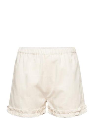 Shorts Woven Bottoms Shorts Cream Huttelihut