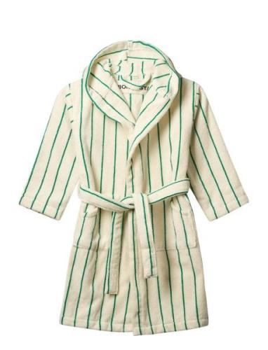 Naram Kids Bathrobe Morgenkåpe Badekåpe White Bongusta