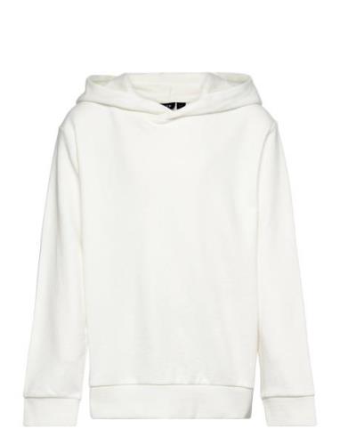 Nlfherry Ls Sweat W Hood Tops Sweat-shirts & Hoodies Hoodies Cream LMT...