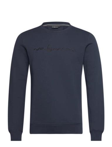 Bowman Sweater Sport Sweat-shirts & Hoodies Sweat-shirts Navy Sail Rac...