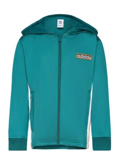 Adibreak Fz Hd Tops Sweat-shirts & Hoodies Hoodies Green Adidas Origin...