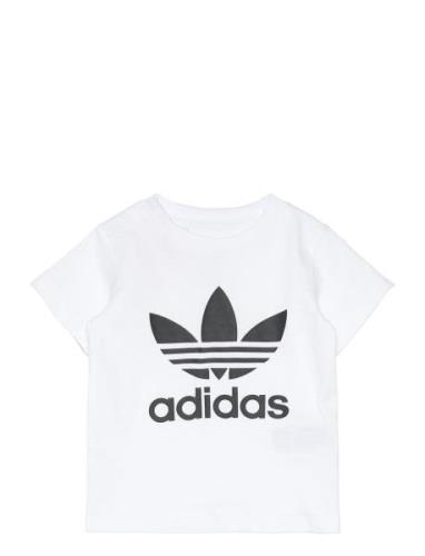 Trefoil Tee Tops T-shirts Short-sleeved White Adidas Originals