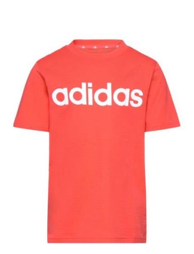 U Lin Tee Tops T-shirts Short-sleeved Red Adidas Sportswear