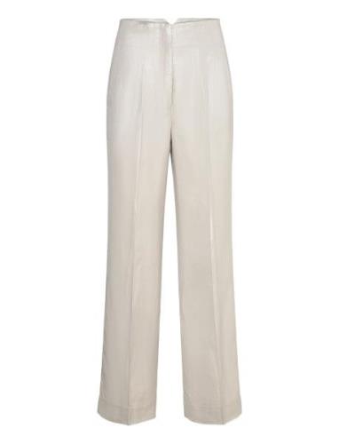 Cmnatula-Pant Bottoms Trousers Straight Leg Grey Copenhagen Muse