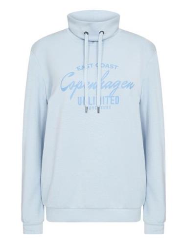 Sc-Banu Tops Sweat-shirts & Hoodies Sweat-shirts Blue Soyaconcept