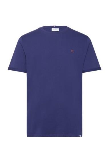 Nørregaard T-Shirt - Seasonal Tops T-shirts Short-sleeved Navy Les Deu...