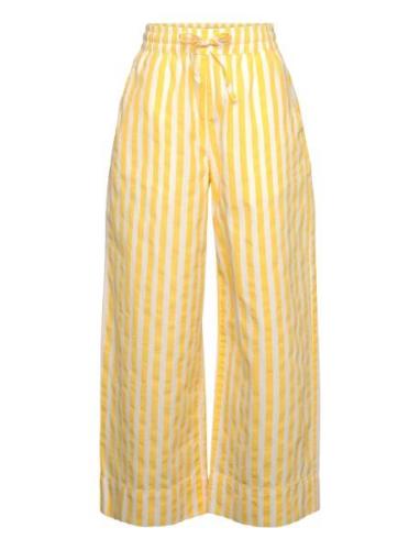 Sacky Pipa Pants Bottoms Trousers Yellow Mads Nørgaard