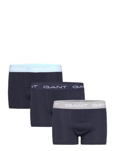 Trunk 3-Pack Night & Underwear Underwear Underpants Navy GANT