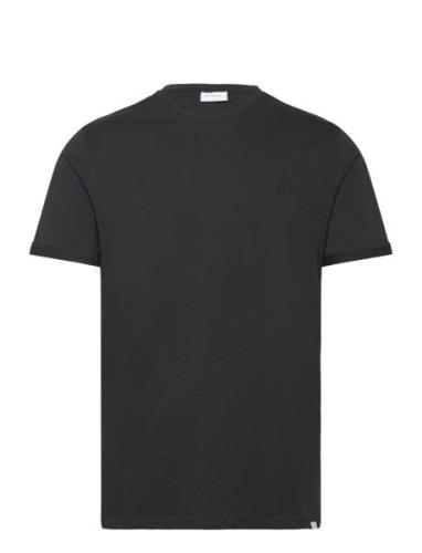 Nørregaard Tonal T-Shirt Tops T-shirts Short-sleeved Black Les Deux