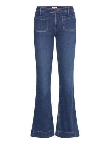 Flare Bottoms Jeans Flares Blue Wrangler