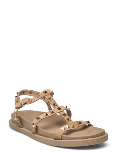 Sandal Flate Sandaler Beige Sofie Schnoor