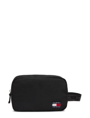 Tjm Essential Daily Washbag Toalettveske Black Tommy Hilfiger