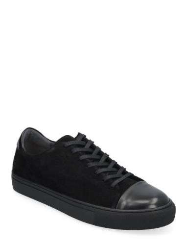 Lescape Suede Shiny Lave Sneakers Black Sneaky Steve