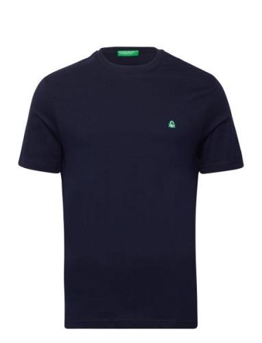 T-Shirt Tops T-shirts Short-sleeved Navy United Colors Of Benetton