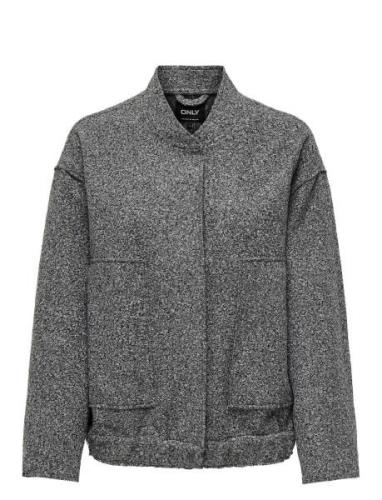 Onlgaia Boucle Bomber Cc Otw Bomberjakke Grey ONLY