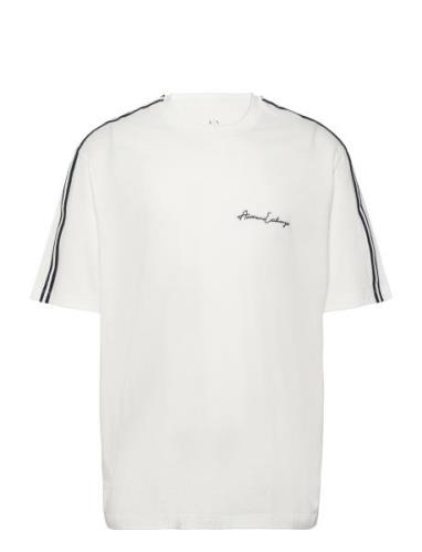 T-Shirt Tops T-shirts Short-sleeved White Armani Exchange