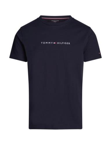 Ss Tee Tops T-shirts Short-sleeved Navy Tommy Hilfiger