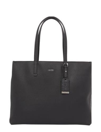 Ck Must Medium Shopper_Mono Shopper Veske Black Calvin Klein