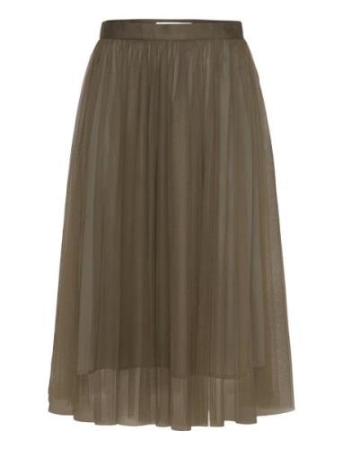 Flawless Skirt Designers Knee-length & Midi Khaki Green Ida Sjöstedt