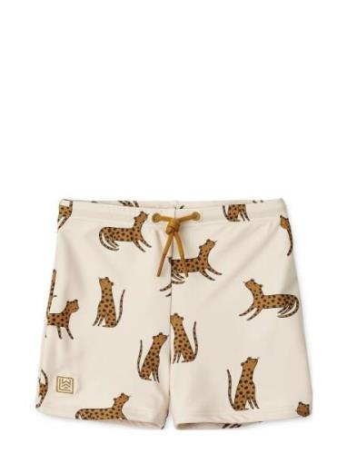 Otto Printed Swim Pants Badeshorts Beige Liewood