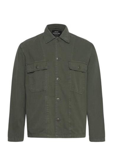 Cotton Ripstop Cargo Jacket Tynn Jakke Green Mads Nørgaard