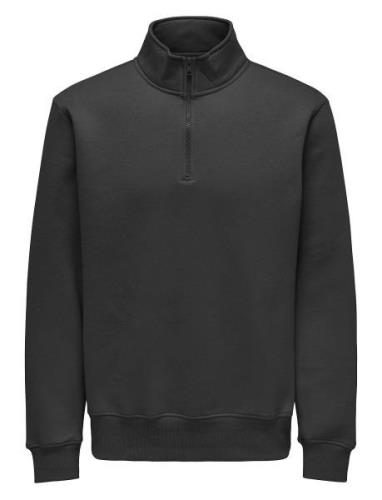 Onsconnor Reg 1/4 Zip Sweat Tops Sweat-shirts & Hoodies Sweat-shirts B...