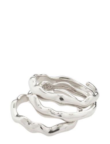 Penelope Recycled Ring Ring Smykker Silver Pilgrim