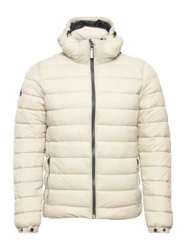 Classic Fuji Puffer Jacket Fôret Jakke Cream Superdry