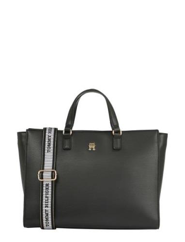 Th Fresh Satchel Shopper Veske Black Tommy Hilfiger