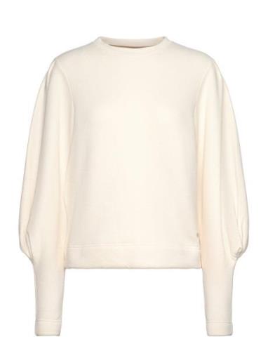 Mmtulic O-Ls Sweatshirt Tops Sweat-shirts & Hoodies Sweat-shirts Cream...