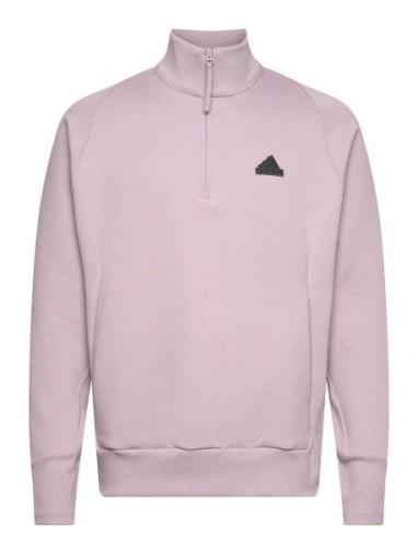 M Z.n.e. H-Zip Sport Sweat-shirts & Hoodies Sweat-shirts Pink Adidas S...