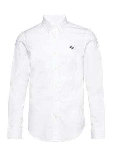 S-Benny-A Shirt Tops Shirts Casual White Diesel