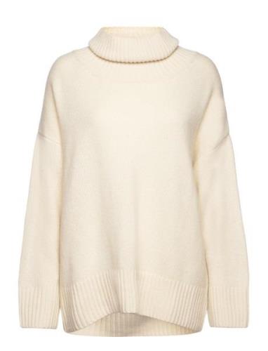 Maya - Soft Lamb Tops Knitwear Turtleneck Cream Day Birger Et Mikkelse...