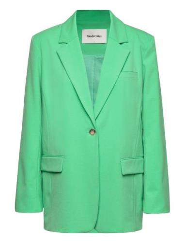 Ankermd Blazer Blazers Single Breasted Blazers Green Modström