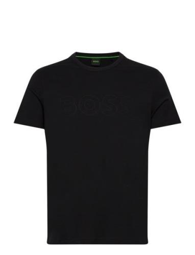 Teebo_N Sport T-shirts Short-sleeved Black BOSS