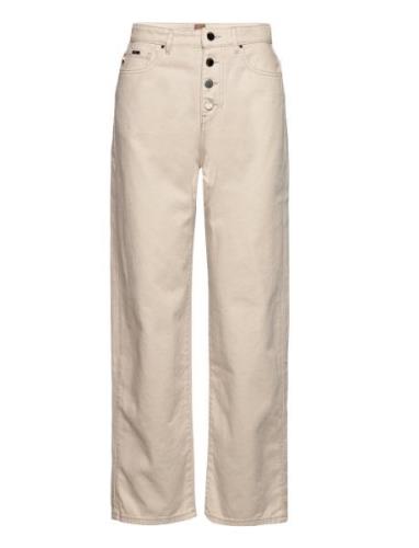 Modern Barrel 4.0 Bottoms Jeans Straight-regular Beige BOSS