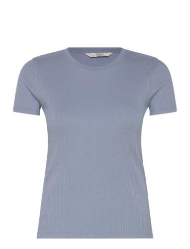 Top Lova Tops T-shirts & Tops Short-sleeved Blue Lindex