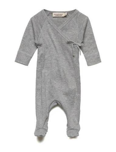 Rubetta Langermet Bodysuit Grey MarMar Copenhagen