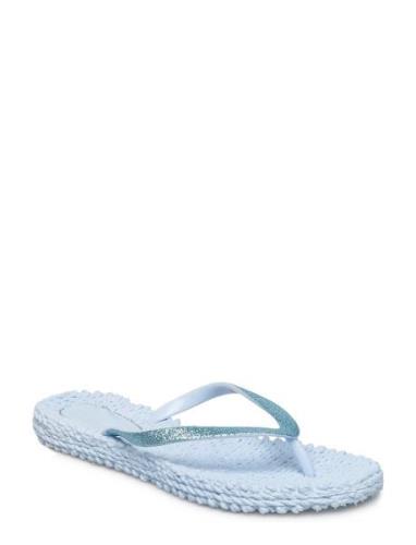 Flipflop With Glitter Shoes Summer Shoes Sandals Flip Flops Blue Ilse ...