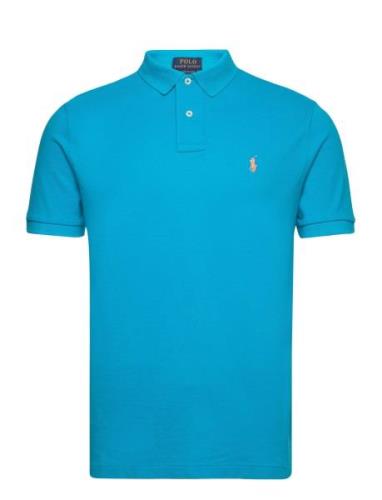 The Iconic Mesh Polo Shirt Designers Polos Short-sleeved Blue Polo Ral...