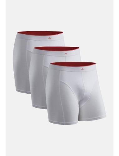 Men's Bamboo Trunks Sport Boxers White Danish Endurance