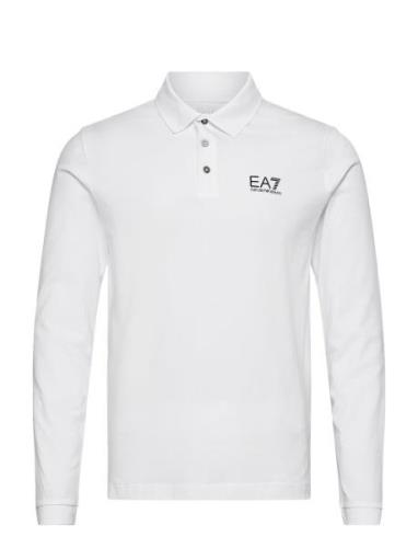 Polo Tops Polos Long-sleeved White EA7