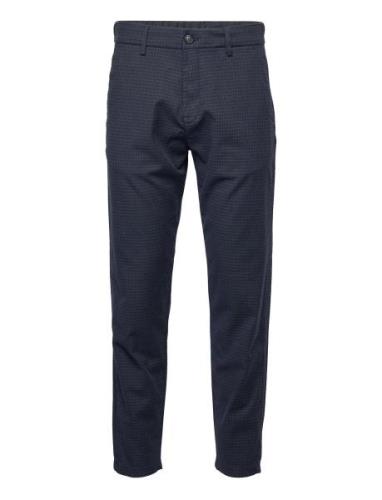 Slhslimtapered-York Pants Bottoms Trousers Casual Navy Selected Homme