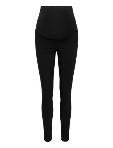 Mllucy Black Slim 7/8 Pant A. Noos Bottoms Leggings Black Mamalicious