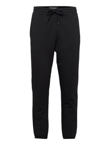 Slim Sweat Pant Bottoms Sweatpants Black Lyle & Scott